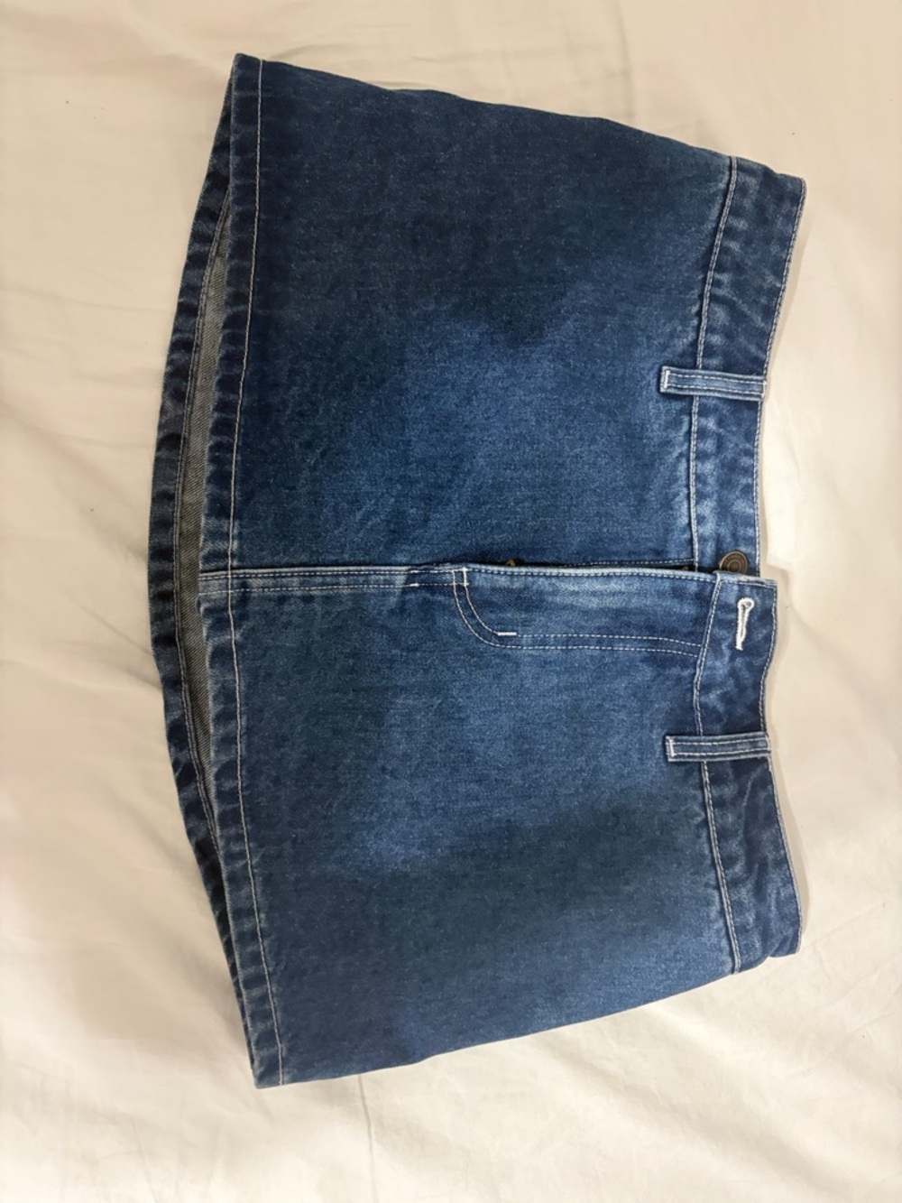 Lucy in the Sky Dark Blue Denim Mini Skirt
